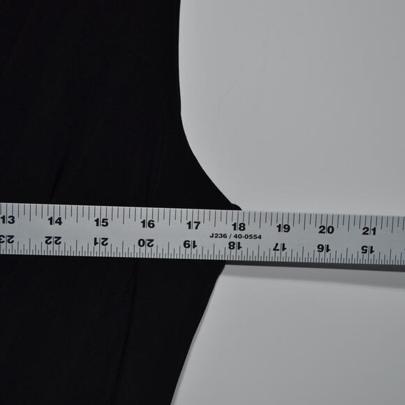 Evan-Picone Black Cream & Yellow Sleeveless Formal Dress Size 16 - Picture 10 of 12